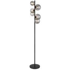 GLOBO 56133-6S RIHA stojacia lampa V1550mm 6xG9 matná čierna, dymová