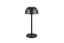 TRIO Reality R54106132 RICARDO vonkajšia dotyková stolná lampa SMD LED V300mm 1,7W/240lm 3000K IP54 čierna matná, nabíjateľná batéria, USB-C port