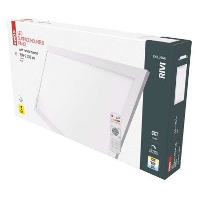 Emos ZM5172 LED RIVI stropní přisazené klasické svítidlo obdélník 295 × 595 × 52 mm 25W 210–2100lm 2700–6000K bílá