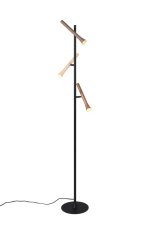 TRIO 452010317 FIATO stojacia lampa V1500mm SMD LED 3x3W/400lm 2300+3000+4000K čierna, kávová, béžová