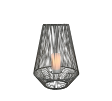 TRIO R55256911 MINEROS vonkajšie dekoračné solárne svietidlo LED D375mm 0,2W šedá