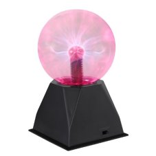 GLOBO 280110 PLASMA stolná lampička V205mm x čierna, priehľadná, AC 12V 300mA, adaptér