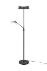 TRIO 426510242 FRANKLIN dotyková stojací lampa SMD LED V1810mm 35W/4100lm, 6,5W/650lm 2700+3200+4000K antracit, stmívatelná