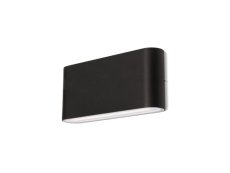 LED2 5234854 FLAT II venkovní nástěnné svítidlo LED 2x5W/565lm 3000-4000-5700K IP65 antracit