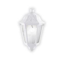 Exteriérové nástenné svietidlo Ideal lux 120430 ANNA AP1 SMALL BIANCO 1xE27 23W IP44