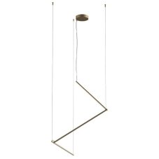REDO 01-2798 STICK závěsné svítidlo LED 36W/2641lm 3000K mosaz, TRIAC