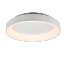 TRIO 671290131 GIRONA stropní svítidlo LED D600mm 48W/5600lm 2700-6000K bílá matná, stmívatelné, dálkový ovladač