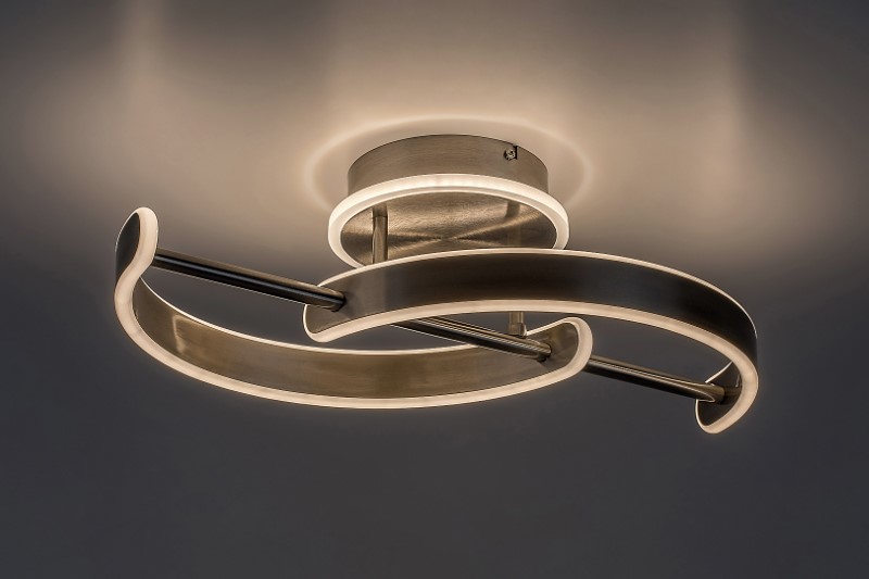 RABALUX 71052 Jarnelle stropné svietidlo LED 30W/2150lm 3000K saténová chrómová, biela