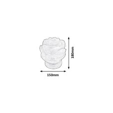 Rabalux 2676 Flores soľná lampa dekoračné svietidlo 1xE14 max 15W/90lm 2700K s káblom