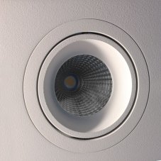 LED2 2160431 192N, otočné a výklopné zápustné bodové svietidlo 92mm 6W/530lm 3000K biela