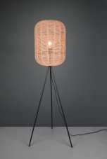 TRIO 403000132 RUNA stojacia lampa D350mm 1xE27 matná čierna, béžová