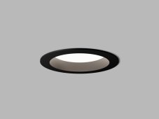 LED2 2235253DT KAPA zápustné svítidlo LED D145mm 12W/1350lm 3000-3500-4000K IP54 TRIAC černá