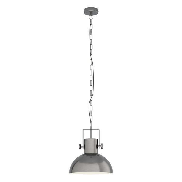 Eglo Vintage 43167 LUBENHAM 1 Závěsné svítidlo E27 1X28W nikl-antika, krémová