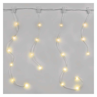 D3CW02 EMOS DROP dekorační řetěz - rampouchy 100 LED 2,9m teplá bílá, 8 módů, IP44