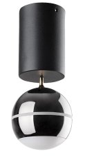 RABALUX 72246 Maelo závesné svietidlo D100mm LED 6W/200lm 4000K čierna, biela