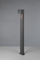 TRIO 414260142 ROYA exteriérový zahradní sloupek se senzorem 1xGU10 V1000mm IP44 antracit