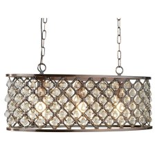 Searchlight 6953-3CU MARQUISE závesné svietidlo E14 3x7W