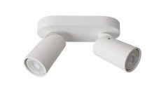 LUCIDE 23954/11/31 XYRUS stropné bodové stmievateľné svietidlo/spot 2xGU10/5W W9 L20 H12.5cm biela