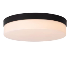 LUCIDE 79111/30/30 BISKIT stropné svietidlo so senzorom D280mm LED 18W/1150lm 2700K IP44 čierna, opálová