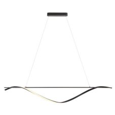 REDO 01-2518 SAVAGE závěsné svítidlo LED 32W/2680lm 3000K matná černá, switchdimmer