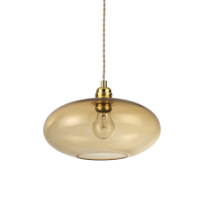 Závesné svietidlo Ideal lux 207988 BLOB SP1 AMBRA 1xE27 42W chróm