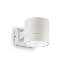 Exteriérové nástenné svietidlo Ideal lux 144283 SNIF ROUND AP1 BIANCO 1xG9 40W biela IP54