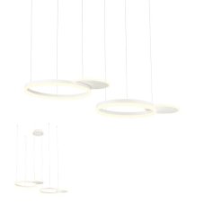 REDO 01-2605 SIGUA závěsné svítidlo LED 99W/5500lm 3000K bílá, switchdimmer