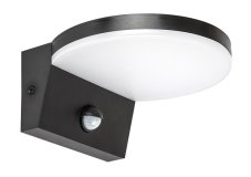 RABALUX 77119 Batida venkovní nástěnné svítidlo se senzorem LED 9W/900lm 2700+4000+6500K IP54 černá