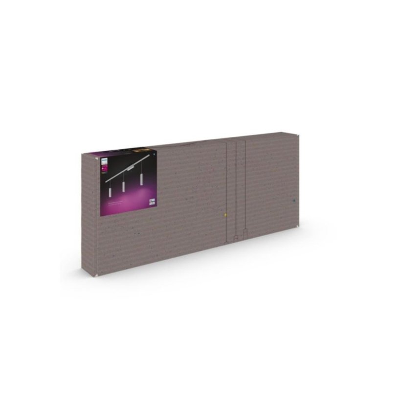 8719514407749 Philips Hue White and Color Ambiance Perifo závěsné svítidlo LED - souprava 15,6W/3x490lm 2000-6500K+RGB bílé