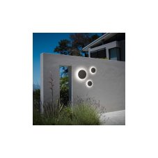 Ideal lux 313511 OUTDOOR PUNTO vonkajšie nástenné svietidlo LED D180mm 9W 1050/600lm 3000K IP54 antracit