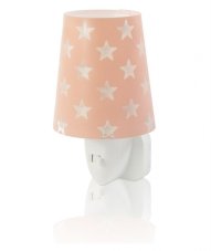 DALBER D-81215S Stars Pink ružové LED Nočné svetlo 1xE14