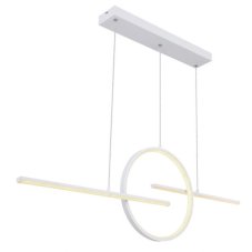 GLOBO 67121-50W BARRAL závesné svietidlo LED 50W/2300lm 3000-4500-6000K biela, stmievateľné, diaľkové ovládanie