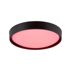 RABALUX SMART LIGHT TUYA 3146 Achilles stropné svietidlo LED D500mm 40W/3200lm 2700-6500K+RGB čierna, stmievateľné, diaľkový ovládač