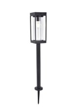 LUTEC 6988802012 FLAIR solární svítidlo/zapichovací sloupek 1xE27 V760mm 2 IP44, 1500mAh 3,7VDC Li-ion battery, černá matná