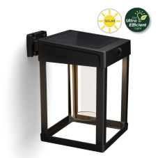 Philips 8720169263918 UltraEfficient Solar Camill solárne nástenné svietidlo so senzorom LED 1,4W 250/25lm 3000K IP44 čierna