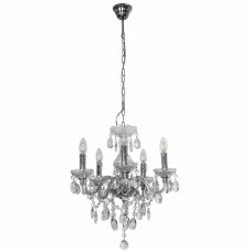 L.90690 / 5CLE ITALUX Whiz glamour křišťálový lustr 5X40W E14 IP20