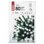 D4AC02 EMOS CLASSIC vánoční řetěz 80 LED 8m zelený drát, časovač, studená bílá, IP44