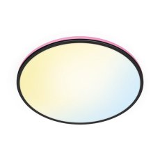 Philips Wiz Tunable white 8719514554290 Rune stropné svietidlo LED D400mm 21W/2100lm 2700-6500K čierna