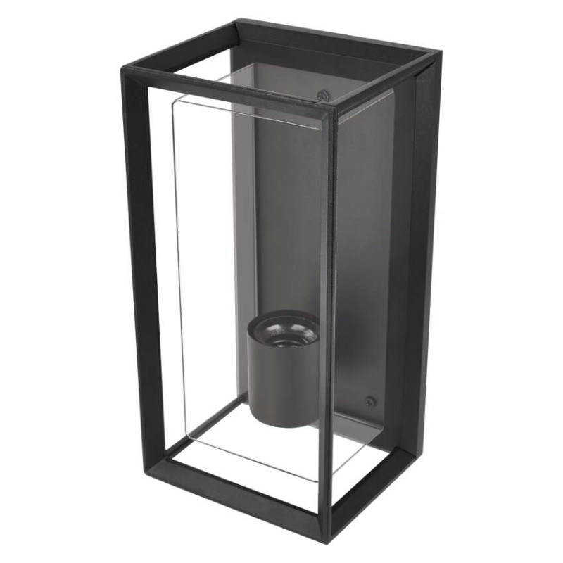 EMOS ZGH010P MALVA venkovní nástěnné svítidlo E27 130 × 120 × 250  IP44 černá
