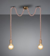 TRIO 310100204 Rope závěsné svítidlo E27 2x60W