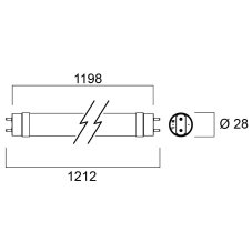 SYLVANIA 0030240 LED žiarivka ToLEDo T8 4ft 1200mm 2000LM 13.3W 4000K AVANT