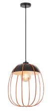 RABALUX 72034 Svens závesné svietidlo 1xE27 D270mm matná čierna, oranžová