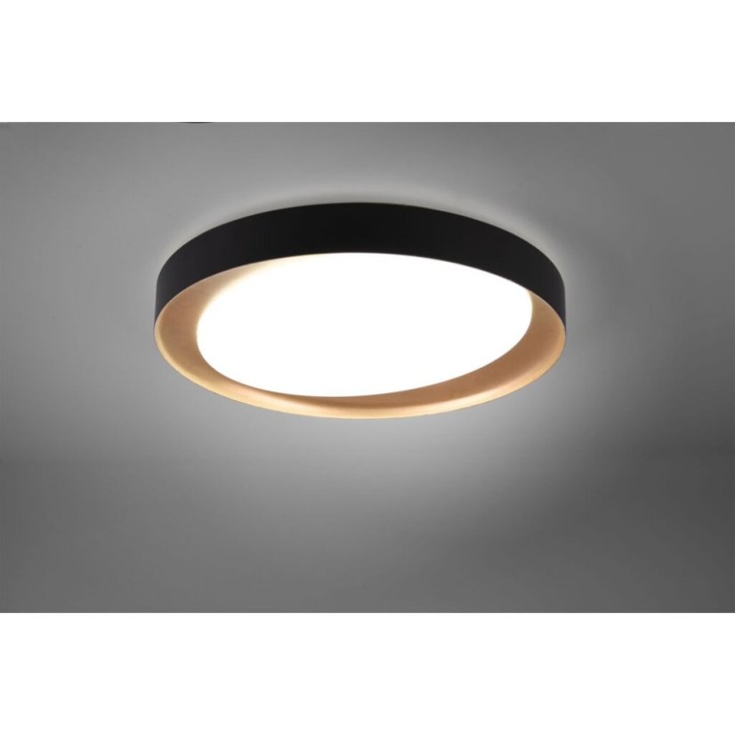 TRIO R62712402 ZETA stropné svietidlo LED D485mm 24W/1920lm 2700-6500K, čierna, biela, stmievateľné, diaľkové ovládanie