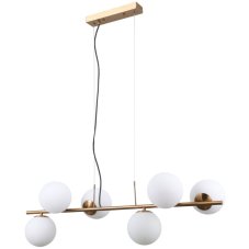 Italux PND-5510-6-HBR závěsné svítidlo Raddi 6x5W G9 bílá, zlatá