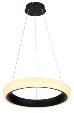 GLOBO 48272H-36B TABANO závesné svietidlo LED D495mm 40W/2560lm 3000-6500K čierna matná, opál, stmievateľné, diaľkový ovládač