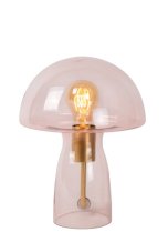 LUCIDE 10514/01/66 FUNGO stolná lampička V280mm 1xE27 ružová