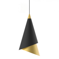 ITALUX PND-433128-1A Raalto závesné svietidlo LED D250mm 13,55W/469lm 3000K čierna, zlatá