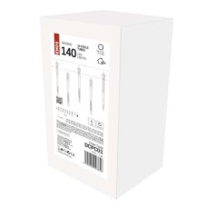 DCPC01 EMOS LED vianočná girlanda – 10x cencúľ, 3,6 m, IP44, studená biela