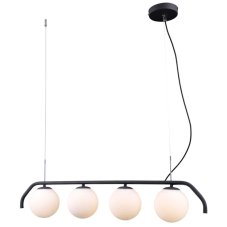 Italux PND-3300-4-BK závesné svietidlo Carimi 4x5W G9 grafitová, biela