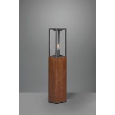 TRIO 401860130 GARONNE vonkajší stĺpik v800mm 1xE27 IP44 antracit, drevo